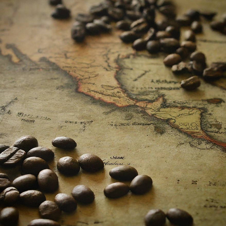 Coffee trading route