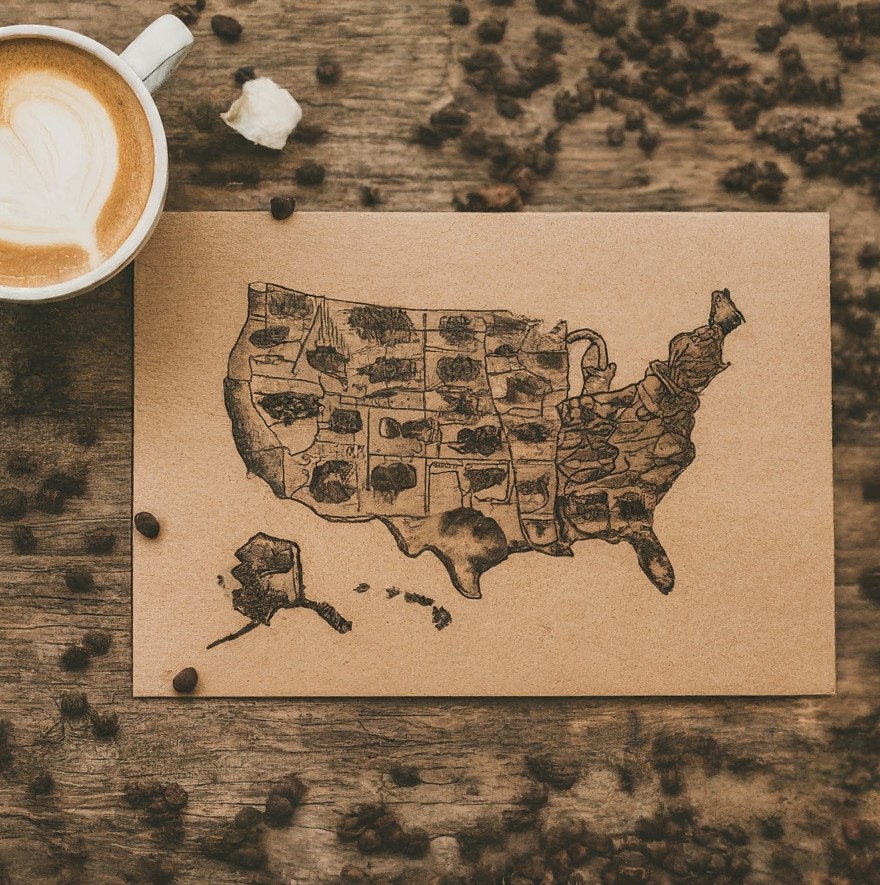 history of coffee in America